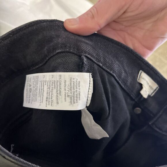 Madewell Black Jeans Cali Demi-Boot 25 Womens Gray Classic Normcore Neutral - Picture 7 of 10